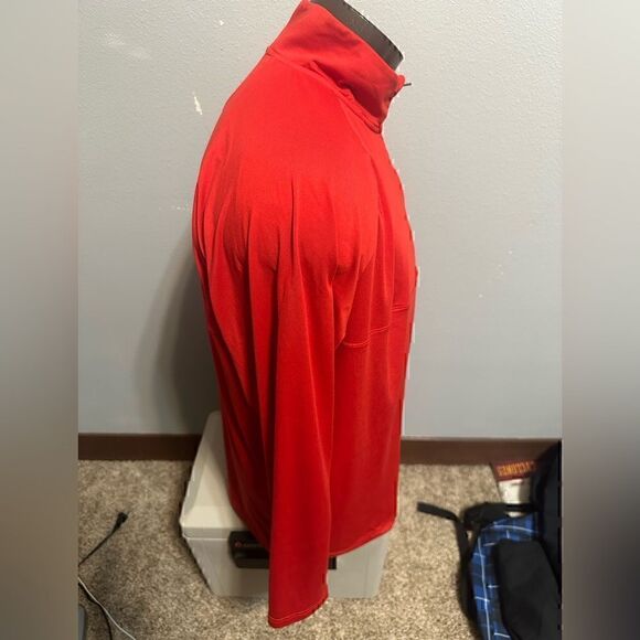 Sun Mountain Men’s Large Red Half ZIP Golf Pullover - Picture 5 of 7